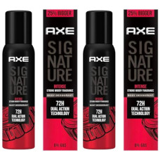 Deals and Offers on Beauty Care - Axe Signature Intense Long Lasting No Gas Deodorant Bodyspray For Men 154 ml (Pack of 2) Deals, Discounts & Offers on Beauty Care - Axe Signature Intense Long Lasting No Gas Deodorant Bodyspray For Men 154 ml (Pack of 2)