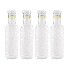 Deals, Discounts & Offers on  - Attro Iceberg 1000ml Unbreakable PET Fridge Water Bottle Set For Office,Sports,School,Travelling,Gym,Yoga-BPA And Leak Free,Set Of 4