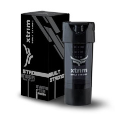 Deals, Discounts & Offers on  - XTRIM Cyclone Shaker 500ml Gym Shaker Bottle with Extra Compartment, Leakproof, Sturdy Ideal for Protein Supplement, Preworkout and BCAAs, BPA-Free Sipper Bottle Shaker bottle