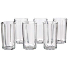 Deals, Discounts & Offers on  - Yera Glass Tumbler(capacity-290ml Each), Set of 6, Transparent, Glasses Suitable