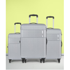 Deals, Discounts & Offers on  - SAFARIHard Body Set of 3 Luggage - STEALTH 3P SET 4W - Silver