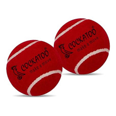 Deals, Discounts & Offers on  - Cockatoo Rubber Cricket Tennis Ball, Construction of Tennis Ball for Cricket for Optimal Performance,Suitable