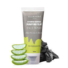 Deals, Discounts & Offers on Beauty Care - Glamveda Activated Charcoal Clay Face Wash, Fights Pollution and Acne, Oil Control For Men & Women, Deep Cleansing, Blackheads Removal, Suitable