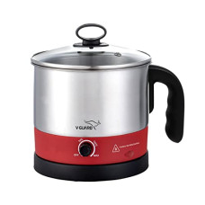 Deals, Discounts & Offers on  - V-Guard VKM12 Wide mouth MultiPurpose Electric kettle Cooker, 1.2 Litre Stainless Steel Hot water kettle