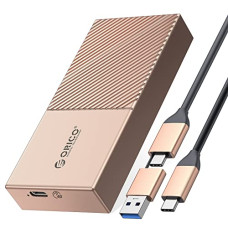 Deals and Offers on - ORICO M.2 NVME SSD Enclosure 40Gbps PCIe3.0x4 USB Type-C Aluminum Adapter, NVME PCIe 2280 M-Key(B+M Key) External Solid State Drive Case,Compatible with Thunderbolt 3/4 USB3.2/3.1/3.0/Type C-M208-Golden Deals, Discounts & Offers on - ORICO M.2 NVME SSD Enclosure 40Gbps PCIe3.0x4 USB Type-C Aluminum Adapter, NVME PCIe 2280 M-Key(B+M Key) External Solid State Drive Case,Compatible with Thunderbolt 3/4 USB3.2/3.1/3.0/Type C-M208-Golden
