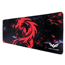 Deals and Offers on - WAR HAMMER GX1050 Speed Type Gaming Mousepad (XL, Black/Red) Deals, Discounts & Offers on - WAR HAMMER GX1050 Speed Type Gaming Mousepad (XL, Black/Red)