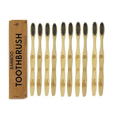 Deals and Offers on - Imvelo Green Your Hygiene Bamboo Toothbrush | Adult Pack of 10 | Charcoal Activated Soft Bristles | 100% Natural & Ecofriendly | Biodegradable & Compostable Wooden/Bamboo Deals, Discounts & Offers on - Imvelo Green Your Hygiene Bamboo Toothbrush | Adult Pack of 10 | Charcoal Activated Soft Bristles | 100% Natural & Ecofriendly | Biodegradable & Compostable Wooden/Bamboo