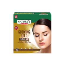 Deals, Discounts & Offers on  - NATURES ESSENCE Glowing Gold Facial Kit With Free Facewash | For 3 Uses | Bright & Glowing Skin | Parlour Wala Asli Glow In 30 Minutes | 60G + 50Ml