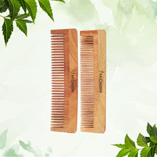 Deals and Offers on Beauty Care - Midazzle Kacchi Neem Wooden Comb For Multi-Actions - Detangling, Frizz Control & Shine, Suited For All Hair Types - Combo Pack of 2 (NC12) Deals, Discounts & Offers on Beauty Care - Midazzle Kacchi Neem Wooden Comb For Multi-Actions - Detangling, Frizz Control & Shine, Suited For All Hair Types - Combo Pack of 2 (NC12)