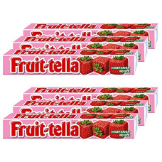 Deals, Discounts & Offers on  - Fruittella Strawberry Flavour Chewy Candy Pack of 6 (Imported)