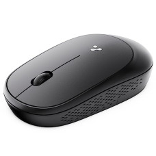 Deals and Offers on - Ambrane SliQ Wireless Optical Mouse with 2.4GHz, USB Nano Dongle, 3 Keys with Silent Clicks, 1200 DPI, Comfortable Grip (Black) Deals, Discounts & Offers on - Ambrane SliQ Wireless Optical Mouse with 2.4GHz, USB Nano Dongle, 3 Keys with Silent Clicks, 1200 DPI, Comfortable Grip (Black)