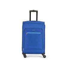 Deals and Offers on - Aristocrat Polyester Soft 57 Cms Luggage- Suitcase(Stnilw54Bbl_Blue) Deals, Discounts & Offers on - Aristocrat Polyester Soft 57 Cms Luggage- Suitcase(Stnilw54Bbl_Blue)