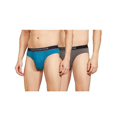 Deals, Discounts & Offers on Men - Chromozome Men Cotton Rib Brief (Pack of 2)