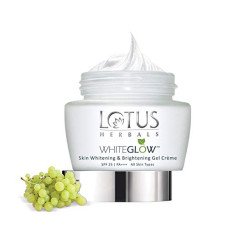 Deals and Offers on - Lotus Herbals WhiteGlow Skin Whitening And Brightening Gel, Face Cream with SPF-25, Deals, Discounts & Offers on - Lotus Herbals WhiteGlow Skin Whitening And Brightening Gel, Face Cream with SPF-25,