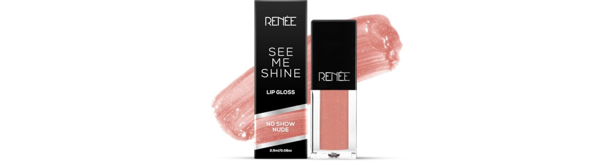 RENEE See Me Shine Lip Gloss - No Show Nude 2.5ml, Non Sticky Glossy & Non  Drying Formula, Moisturizing Effect, Compact and Easy to Carry Beauty Care  - Deals, Offers, Discounts, Coupons