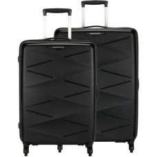 Deals and Offers on - Kamiliant by American TouristerHard Body Set of 2 Luggage - Triprism (Small + Medium) - Black Deals, Discounts & Offers on - Kamiliant by American TouristerHard Body Set of 2 Luggage - Triprism (Small + Medium) - Black