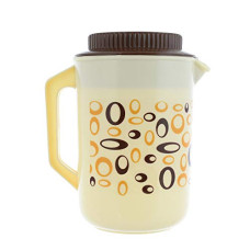 Deals and Offers on - Kuber Industries Printed Plastic Water Jug with Lid with Attractive Brown Print, 2 Litre (Cream) - CTLTC043803 Deals, Discounts & Offers on - Kuber Industries Printed Plastic Water Jug with Lid with Attractive Brown Print, 2 Litre (Cream) - CTLTC043803