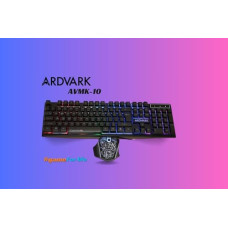 Deals, Discounts & Offers on  - ARDVARK AVMK10 Wired Gaming Keyboard and Mouse Combo Light Up Membrane Keyboard and Gaming Mouse Full Size Keyboard with RGB Rainbow Backlit and Anti Ghosting Keys Adjustable Mouse