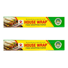 Deals and Offers on - House Wrap Food Wrapping Paper Roll for Food Packing, 25 Meter (Pack of 2) Food Wrapping Paper, Premium Food Wrap Paper Deals, Discounts & Offers on - House Wrap Food Wrapping Paper Roll for Food Packing, 25 Meter (Pack of 2) Food Wrapping Paper, Premium Food Wrap Paper