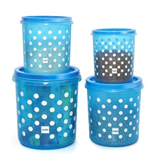 Deals and Offers on - Cello Hi Fresh Safe Plastic Jumbo Container, 4 PC(Capacity - 5ltrs, 7ltrs, 10ltrs & 15ltrs), Blue Deals, Discounts & Offers on - Cello Hi Fresh Safe Plastic Jumbo Container, 4 PC(Capacity - 5ltrs, 7ltrs, 10ltrs & 15ltrs), Blue
