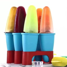 Deals, Discounts & Offers on  - E-COSMOS Set of 6 Plastic 100% Food Grade Homemade Reusable for Home, Kitchen, Ice Lolly Mould,Popsicle Frozen Ice Cream, Ice Pop Makers, Kulfi Candy Mould Tray