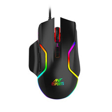 Deals and Offers on - Ant Esports GM320 RGB Optical Wired Gaming Mouse | 8 Programmable Buttons | 12800 DPI I Ergonomic Design with Braided Cable - Black Deals, Discounts & Offers on - Ant Esports GM320 RGB Optical Wired Gaming Mouse | 8 Programmable Buttons | 12800 DPI I Ergonomic Design with Braided Cable - Black