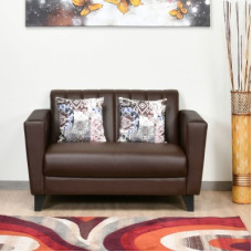 Deals and Offers on Furniture - @Home by nilkamal Joy Leatherette 2 Seater Sofa(Finish Color - Brown, Knock Down) Deals, Discounts & Offers on Furniture - @Home by nilkamal Joy Leatherette 2 Seater Sofa(Finish Color - Brown, Knock Down)