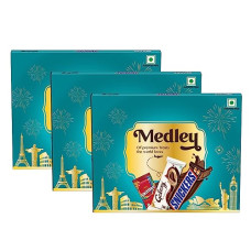 Deals and Offers on - Medley Premium Chocolate Gift Pack for Rakhi | Assortment of World Famous Chocolates | Snickers, Galaxy & Skittles | Best Rakhi Gift Deals, Discounts & Offers on - Medley Premium Chocolate Gift Pack for Rakhi | Assortment of World Famous Chocolates | Snickers, Galaxy & Skittles | Best Rakhi Gift