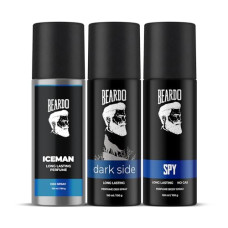 Deals and Offers on Beauty Care - Beardo Iceman Perfume Deo Spray 150ml, Darkside Perfume Deo Spray 150ml, Spy Perfume Body Spray 120ml | Valentine's Day Gift Deals, Discounts & Offers on Beauty Care - Beardo Iceman Perfume Deo Spray 150ml, Darkside Perfume Deo Spray 150ml, Spy Perfume Body Spray 120ml | Valentine's Day Gift