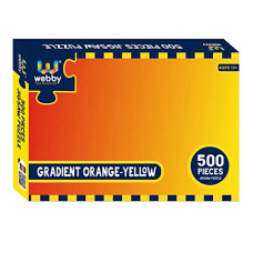 Deals and Offers on - Webby Gradient Orange-Yellow Jigsaw Puzzle, 500 Pieces Deals, Discounts & Offers on - Webby Gradient Orange-Yellow Jigsaw Puzzle, 500 Pieces
