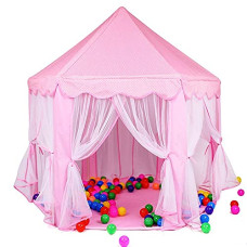 Deals and Offers on - BabyGo Kids Prince Princess Castle Theme Play Tent with Mosquito Net Design Deals, Discounts & Offers on - BabyGo Kids Prince Princess Castle Theme Play Tent with Mosquito Net Design