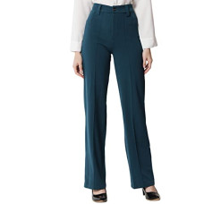 Deals and Offers on Women - KOTTY Women Polyester Blend Solid Trousers Deals, Discounts & Offers on Women - KOTTY Women Polyester Blend Solid Trousers