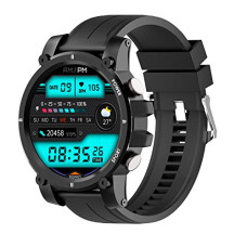 Deals and Offers on Electronics - Vibez by Lifelong Haile Smartwatch For Men with HD Display|24x7 Heart Rate & Blood Oxygen Tracking|Sports Mode|Sleep Monitor|IP67 Waterproof|7 days Battery Backup (VBSWM108, 1 Year Manufacturer Warranty, Black) Deals, Discounts & Offers on Electronics - Vibez by Lifelong Haile Smartwatch For Men with HD Display|24x7 Heart Rate & Blood Oxygen Tracking|Sports Mode|Sleep Monitor|IP67 Waterproof|7 days Battery Backup (VBSWM108, 1 Year Manufacturer Warranty, Black)