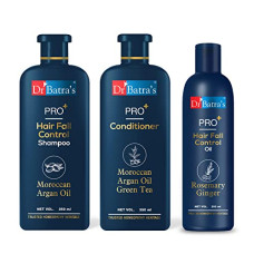Deals and Offers on Beauty Care - Dr Batra's PRO+ Hair Fall Control Shampoo - 350ml, PRO+ Conditioner 350 ml and PRO+ Hair Fall Control Oil - 200ml Deals, Discounts & Offers on Beauty Care - Dr Batra's PRO+ Hair Fall Control Shampoo - 350ml, PRO+ Conditioner 350 ml and PRO+ Hair Fall Control Oil - 200ml