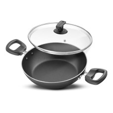 Deals, Discounts & Offers on Cookware - Judge by Prestige Everyday Kadhai 24 cm Diameter with Lid 2.3 L Capacity (Aluminium, Non-Stick)