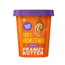 Deals and Offers on Beauty Care - Yogabar 100% Pure Peanut Butter | Creamy & Yummy Unsweetened | Slow Roasted | Non-GMO Premium Peanuts | No Added Sugar - 400gm Deals, Discounts & Offers on Beauty Care - Yogabar 100% Pure Peanut Butter | Creamy & Yummy Unsweetened | Slow Roasted | Non-GMO Premium Peanuts | No Added Sugar - 400gm