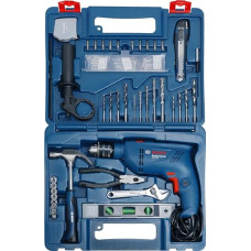 Deals, Discounts & Offers on Home Improvement - [For Citibank Card ] Bosch GSB 600 Corded Electric Impact Drill Kit, 600 W, 13 mm, 1.7 Kg, 3000 RPM, 1.4 Nm, Variable Speed, Forward/Reverse Rotation, Double Insulation, Improved Carbon Brush (100 Pc Kit)