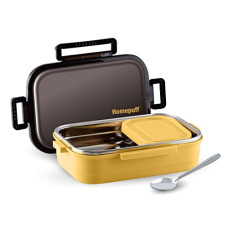 Deals and Offers on - Home Puff Stainless Steel Insulated Lunch Box for School & Office, Free Spoon, Airtight Leak-Proof, Unbreakable Lid, Snacks Tiffin Box Deals, Discounts & Offers on - Home Puff Stainless Steel Insulated Lunch Box for School & Office, Free Spoon, Airtight Leak-Proof, Unbreakable Lid, Snacks Tiffin Box