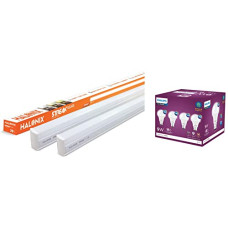 Deals, Discounts & Offers on  - Halonix 20W Led batten tubelight (Pack of 2, cool day white) & Philips 9-Watts Multipack B22 LED Cool Day White LED Bulb, Pack of 4, (Ace Saver)