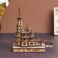 Deals and Offers on - eCraftIndia Ram Mandir Ayodhya Model - Wooden MDF Craftsmanship Authentic Designer Temple with Protective Gift Box - Ideal Deals, Discounts & Offers on - eCraftIndia Ram Mandir Ayodhya Model - Wooden MDF Craftsmanship Authentic Designer Temple with Protective Gift Box - Ideal