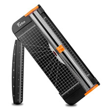 Deals and Offers on Electronics - Firbon A4 Paper Cutter 12 Inch Titanium Paper Trimmer Scrapbooking Tool with Automatic Security Safeguard and Side Ruler Deals, Discounts & Offers on Electronics - Firbon A4 Paper Cutter 12 Inch Titanium Paper Trimmer Scrapbooking Tool with Automatic Security Safeguard and Side Ruler