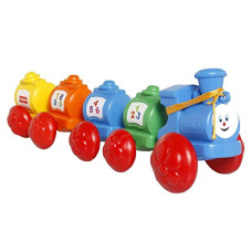 Deals and Offers on - Funskool Giggles, Wibbly Wobbly Train, Pull along toy, Encourages walking,Funny walking style, 12 months & above, Infant and Preschool Toys Deals, Discounts & Offers on - Funskool Giggles, Wibbly Wobbly Train, Pull along toy, Encourages walking,Funny walking style, 12 months & above, Infant and Preschool Toys