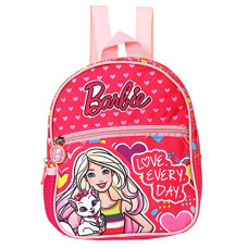Deals and Offers on - Barbie Polyester 21 cms Pink School Backpack (MBE-MAT536) Deals, Discounts & Offers on - Barbie Polyester 21 cms Pink School Backpack (MBE-MAT536)