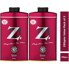 Deals and Offers on - Z - Magnetism For Men Talc 250 gms pack of 2(2 x 250 g) Deals, Discounts & Offers on - Z - Magnetism For Men Talc 250 gms pack of 2(2 x 250 g)
