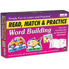 Deals and Offers on - Creative Educational Aids P. Ltd. Kid - Cre1045 Read, Match And Practice - Word Building Puzzle (Multi-Color) Deals, Discounts & Offers on - Creative Educational Aids P. Ltd. Kid - Cre1045 Read, Match And Practice - Word Building Puzzle (Multi-Color)