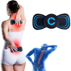 Deals, Discounts & Offers on  - HANNEA Electric Massager for Shoulder 2Pcs Neck Massager Sticker Intelligent Electric Cervical Massager for Whole Body Cervical Massage Patch