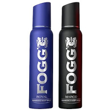 Deals, Discounts & Offers on  - Fogg Royal Body Spray For Men, 150ml & Marco Body Spray For Men, 150ml
