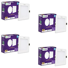 Deals and Offers on - EcoLink 10W Square Ceiling Downlighter (Warm White,Pack of 4) Deals, Discounts & Offers on - EcoLink 10W Square Ceiling Downlighter (Warm White,Pack of 4)