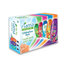 Deals and Offers on - Fiama Celebration Pack with 5 Unique Body Wash Shower Gels, 625ml (125ml Pack of 5) Body Wash for Women & Men with Skin Conditioners for Moisturised Skin, Gift Deals, Discounts & Offers on - Fiama Celebration Pack with 5 Unique Body Wash Shower Gels, 625ml (125ml Pack of 5) Body Wash for Women & Men with Skin Conditioners for Moisturised Skin, Gift