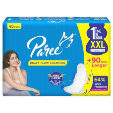 Deals and Offers on Health & Personal Care - Paree Dry Feel XXL Sanitary Pad (Pack of 40) Deals, Discounts & Offers on Health & Personal Care - Paree Dry Feel XXL Sanitary Pad (Pack of 40)